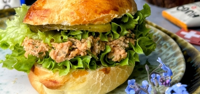 Sandwich maison HUGO au thon végétarien